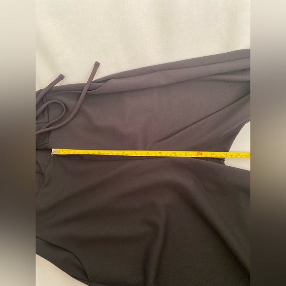 Venus Jumpsuit Women’s S Black Lace Up Corset Lace Wide Leg Sleeveless Cropped - Picture 13 of 15